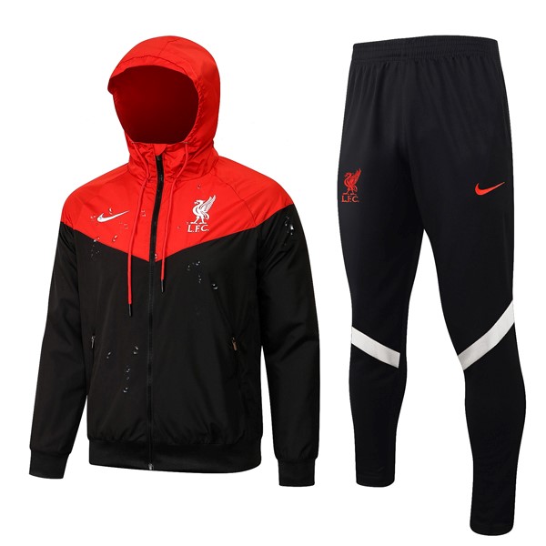 Windjacke Liverpool 2022 Schwarz Rote